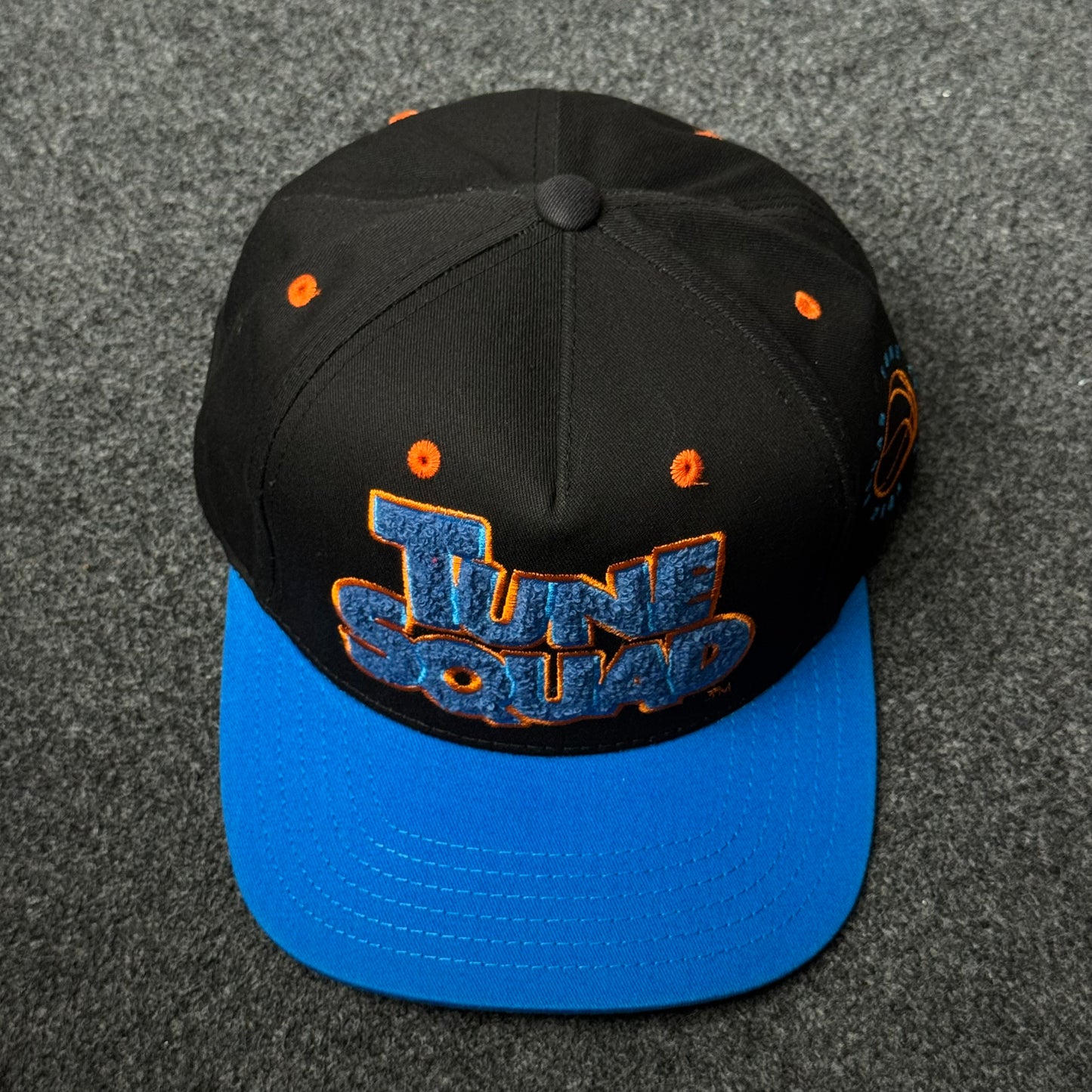 Tune Squad Blue Brim Flat Bill Cap – Space Jam