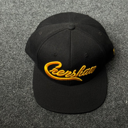 "Crenshaw" Script Snapback Flat Cap