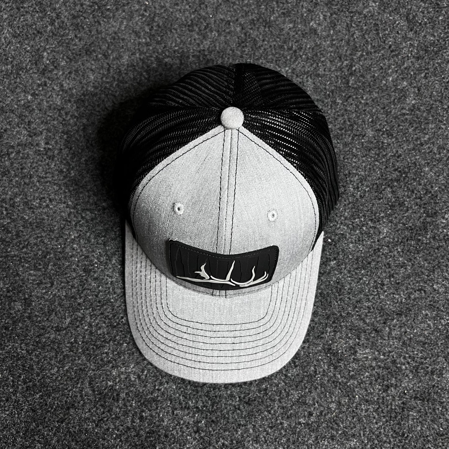Hush Grey and Black Cap