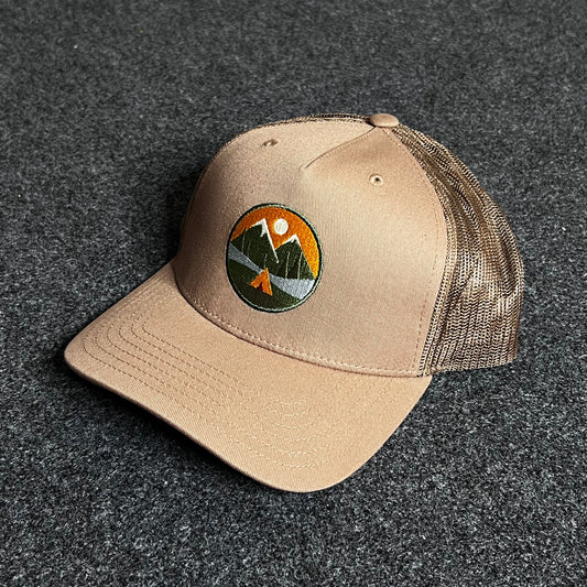 Campout 5 Panel Cord Trucker Cap