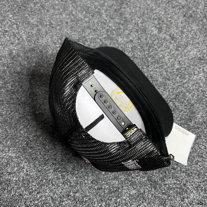 WeSC Happy Skater Mesh Back Hat Trucker Cap .