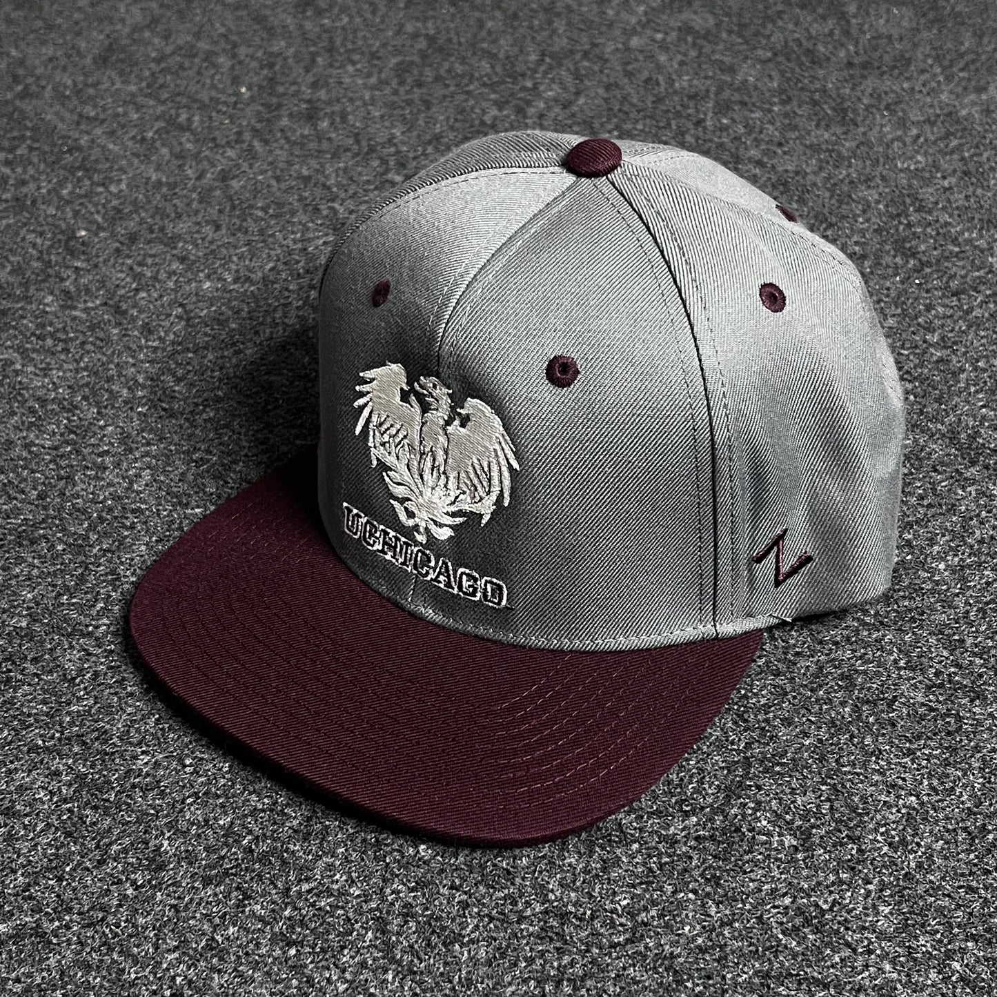 Flat-Brimmed Snapback style cap