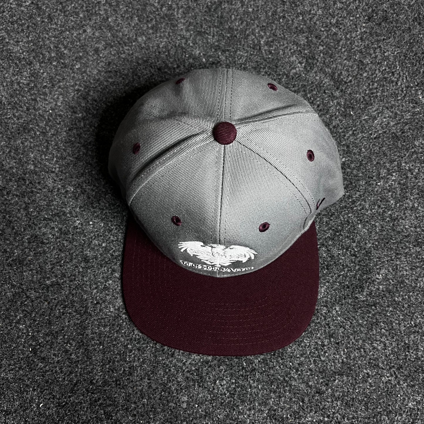Flat-Brimmed Snapback style cap