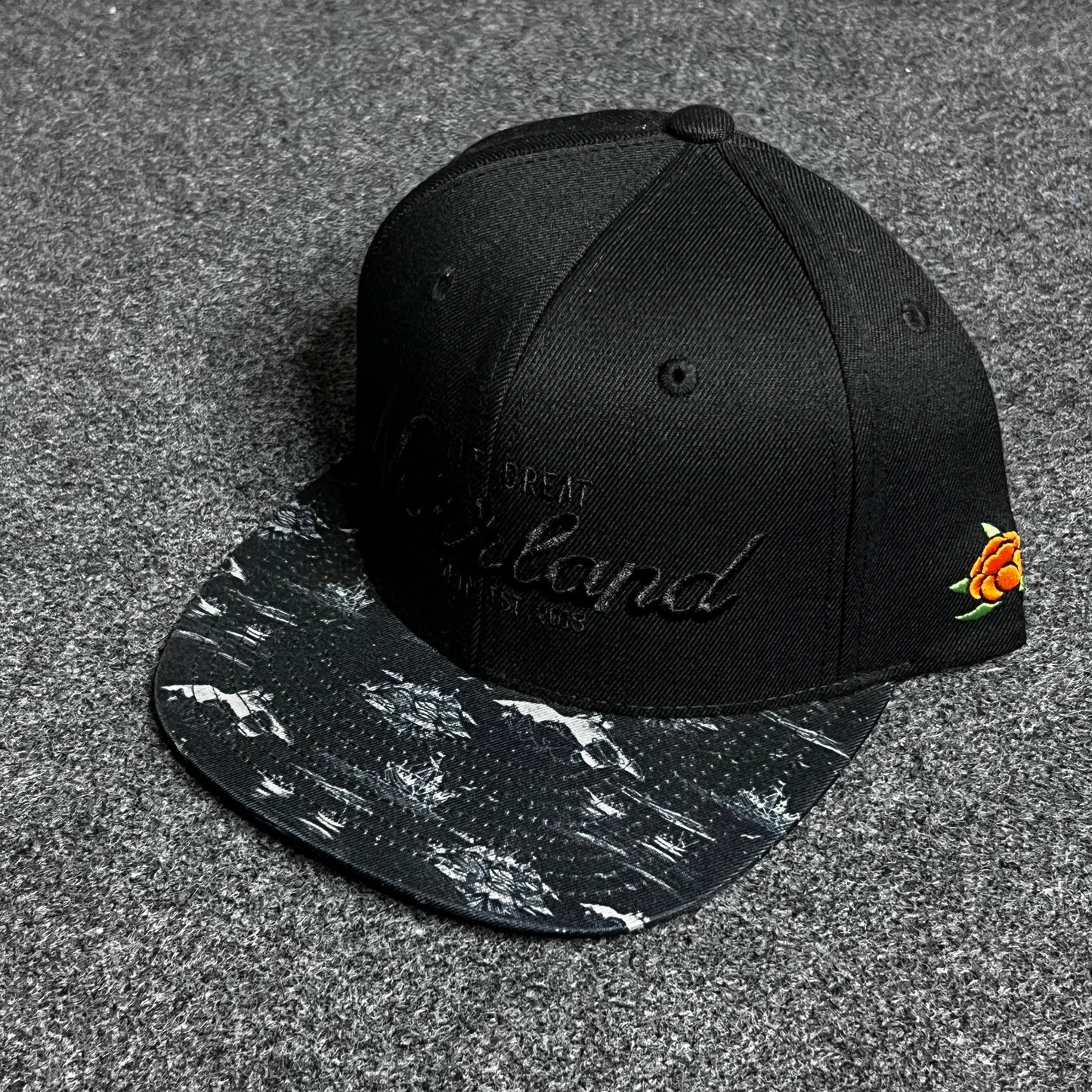 Great Norrland Moomin Black Snapback Cap