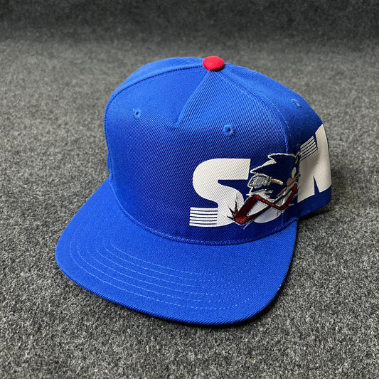 Sonic the Hedgehog flat brim snapback cap