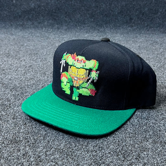 Nickelodeon TMNT  Snapback Hat featuring awesome pixel graphics.