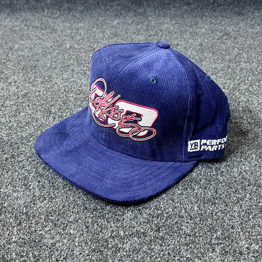 Vintage 1990's Sport Specialties Denver Broncos Corduroy Zipback Hat.