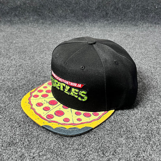 Teenage Mutant Ninja Turtles Pizza Snapback Hat.