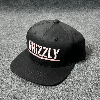 Grizzly Griptape "GRIZZLY" Snapback Cap.