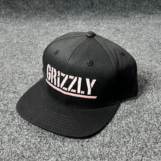 Grizzly Griptape "GRIZZLY" Snapback Cap.