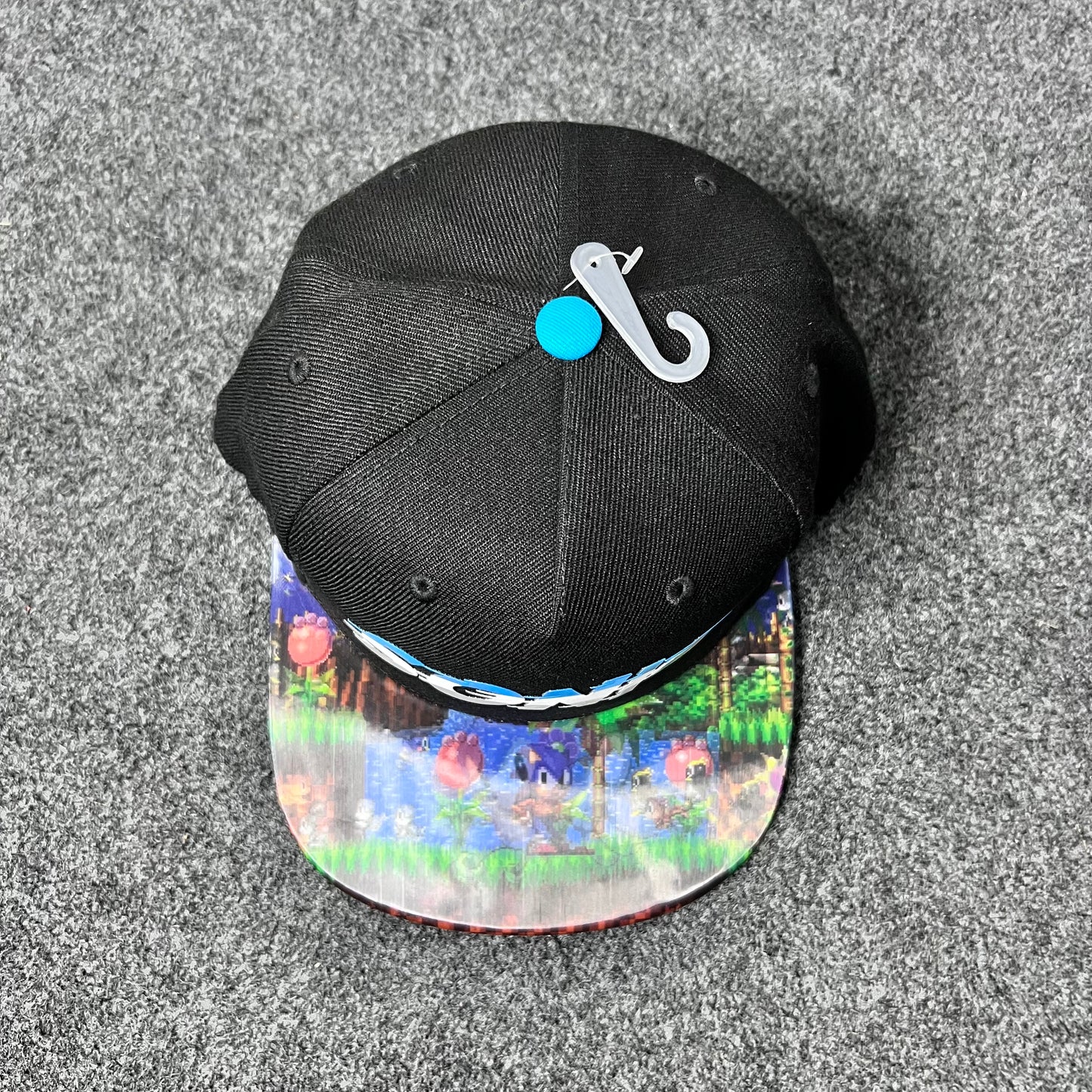 Sonic the Hedgehog Lenticular Brim Snapback 3d Brim