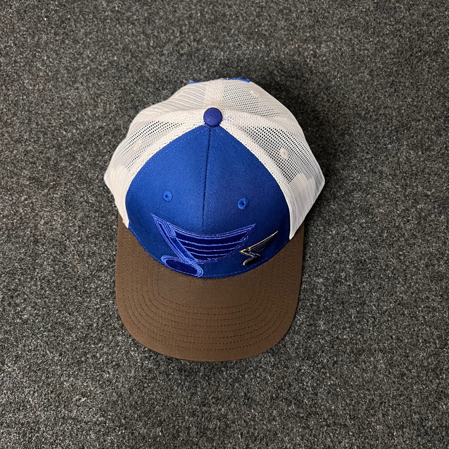 '47 Brand Blue Trucker Mesh Adjustable Snapback Hat  ( KIDS CAP AGE 6-18