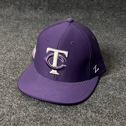 Men's New Era Purple Minnesota Twins Lavender Undervisor 59FIFTY Fitted Hat( L SIZE )