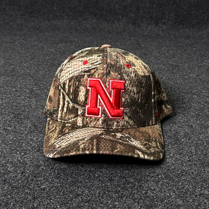 Nebraska Cornhuskers Camouflage  Fitted Hat  (M size )