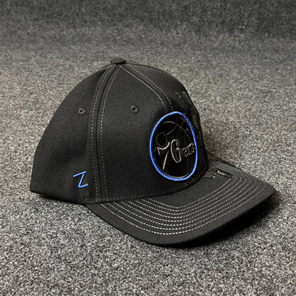Philadelphia 76ers New Era Black On Black 9Fifty Fitted Hat  (M size )