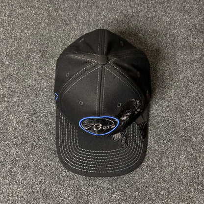 Philadelphia 76ers New Era Black On Black 9Fifty Fitted Hat  (M size )