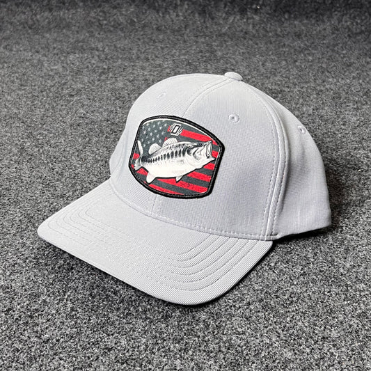 Ol' Big Mouth-Grey Fitted hat from Deadeye Outfitters  (M size )