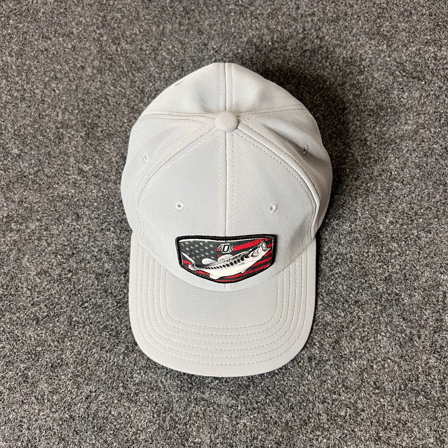 Ol' Big Mouth-Grey Fitted hat from Deadeye Outfitters  (M size )