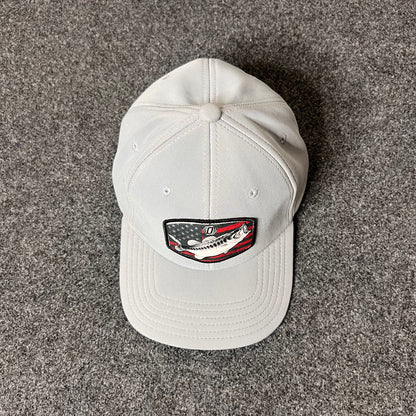 Ol' Big Mouth-Grey Fitted hat from Deadeye Outfitters  (M size )