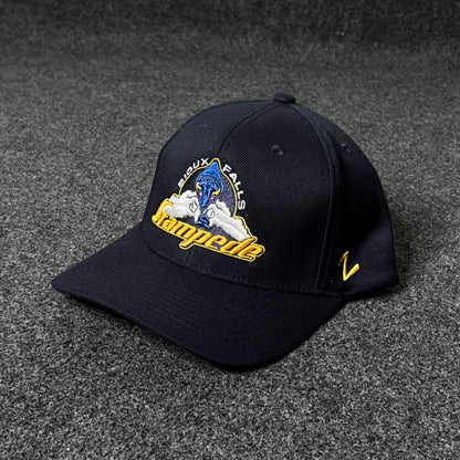 Youth SF Stampede Classic Navy Fitted Hat (M size )