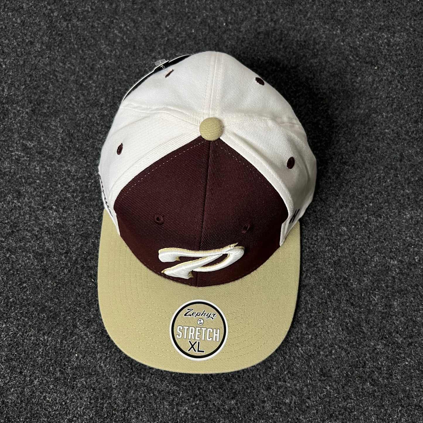 Philadelphia Phillies Timba Cooperstown Collection Fitted Hat Cap in Tan ( XL size )