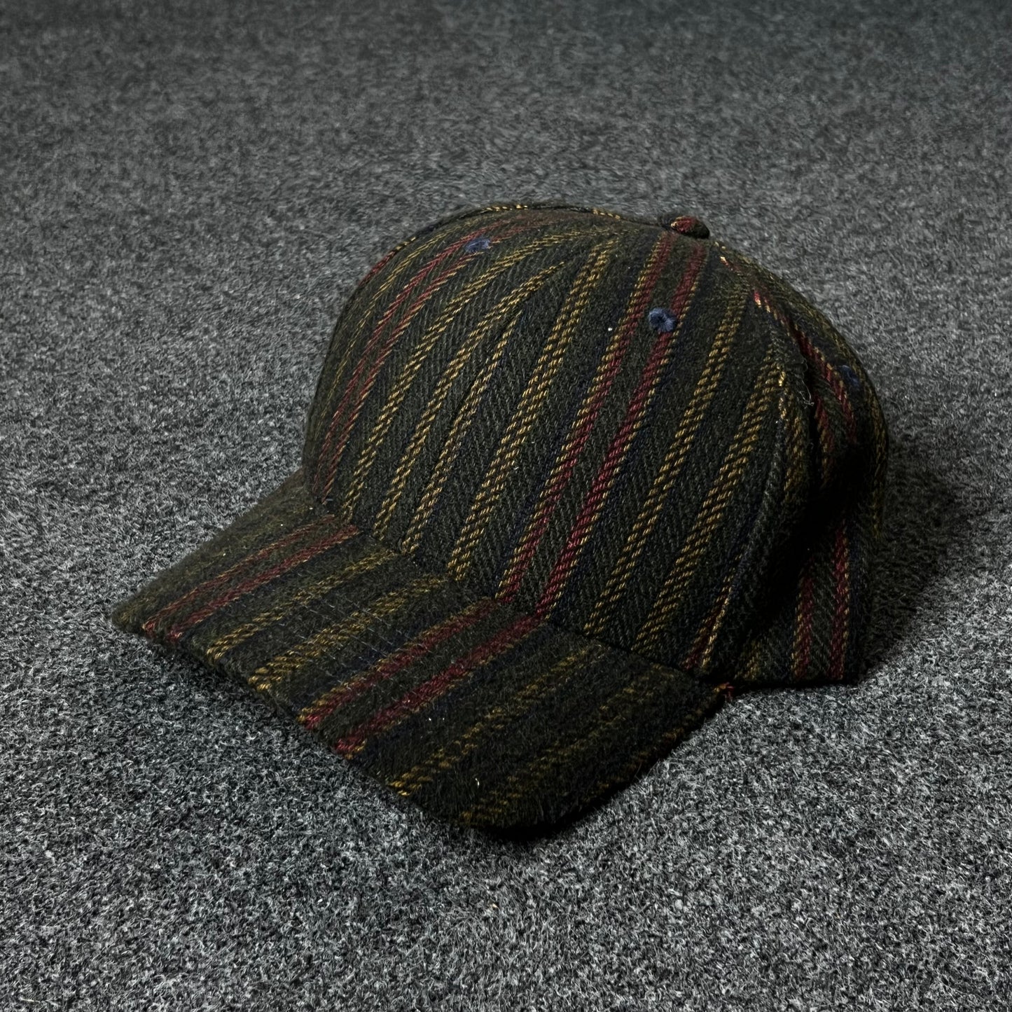 Vintage Striped Casual Cap