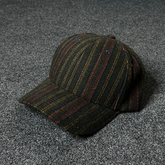 Vintage Striped Casual Cap