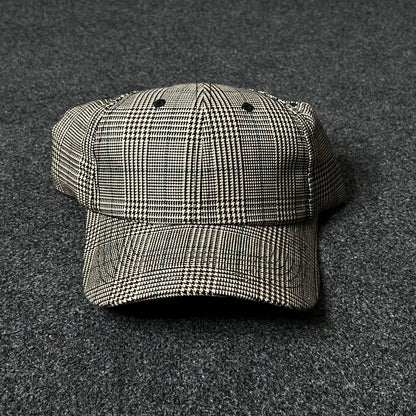 Classic Plaid Check Cap