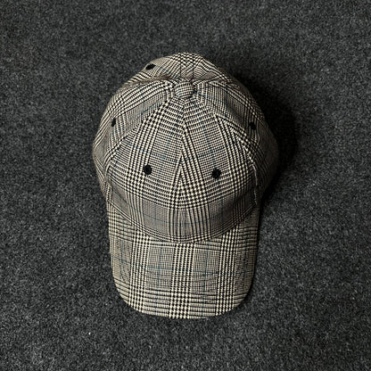 Classic Plaid Check Cap