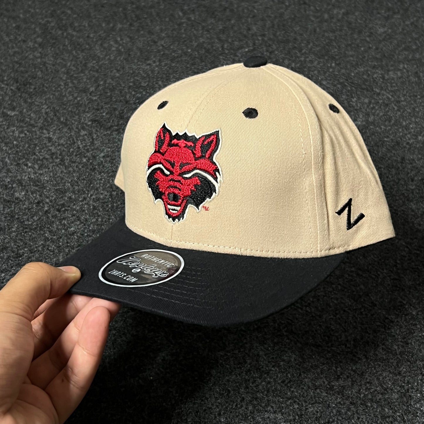 Red Wolf Two-Tone Team Cap