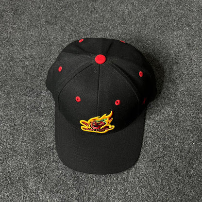 Hot Peppers Black & Red Mascot Cap