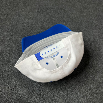 Blue & White Halo Shield Cap