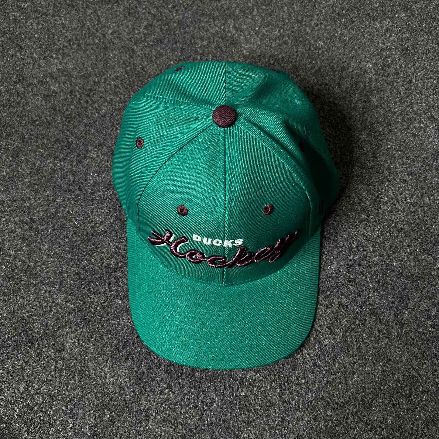 Ducks Hockey Vintage Teal Cap