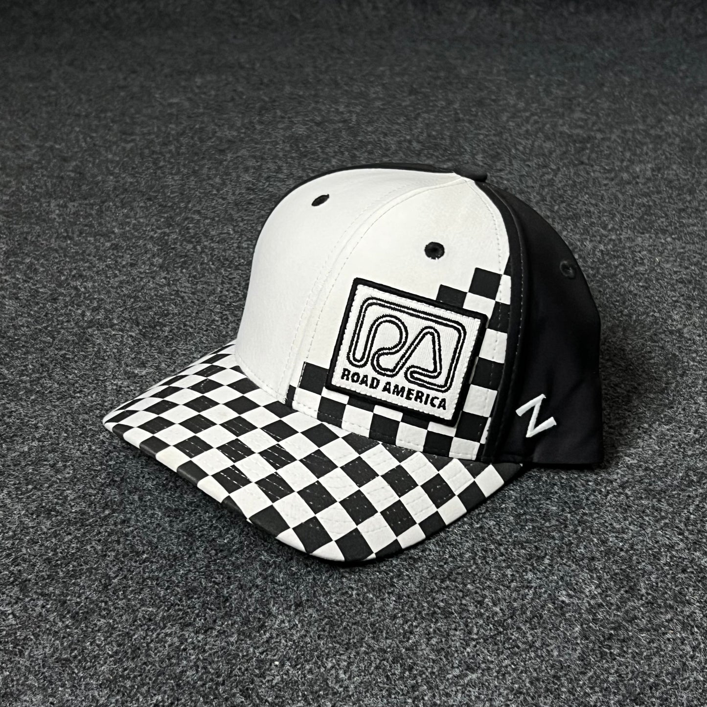 Road America Checkered Racing Cap