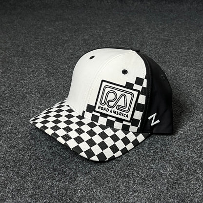 Road America Checkered Racing Cap
