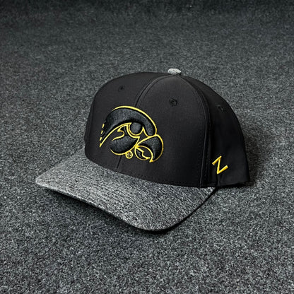 Iowa Hawkeyes Black & Grey Cap