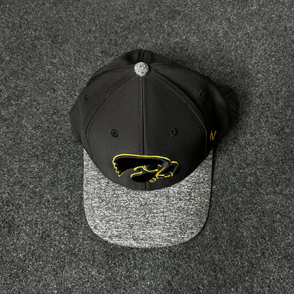 Iowa Hawkeyes Black & Grey Cap