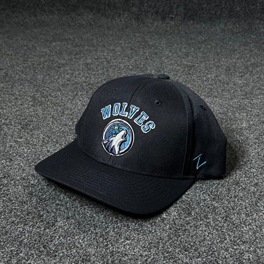 Minnesota Timberwolves Black Logo Cap