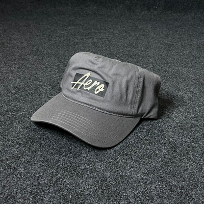 Aero Script Grey Cap