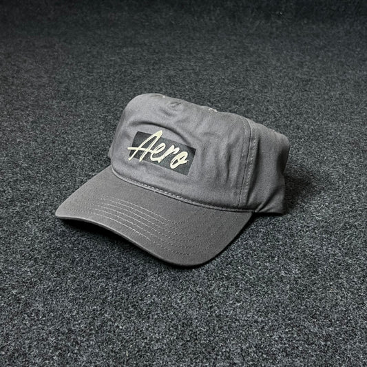 Aero Script Grey Cap