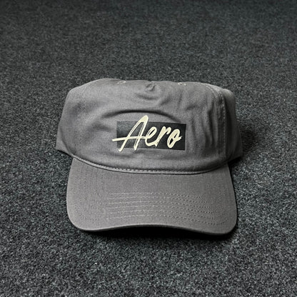 Aero Script Grey Cap
