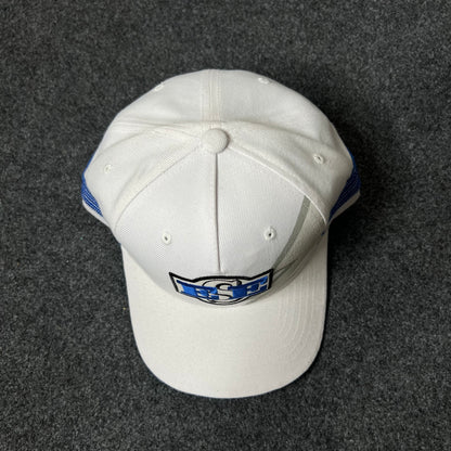 KSE White & Blue Lightning Cap
