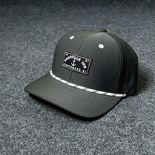American Sail Black Rope Cap