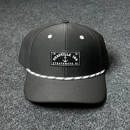 American Sail Black Rope Cap