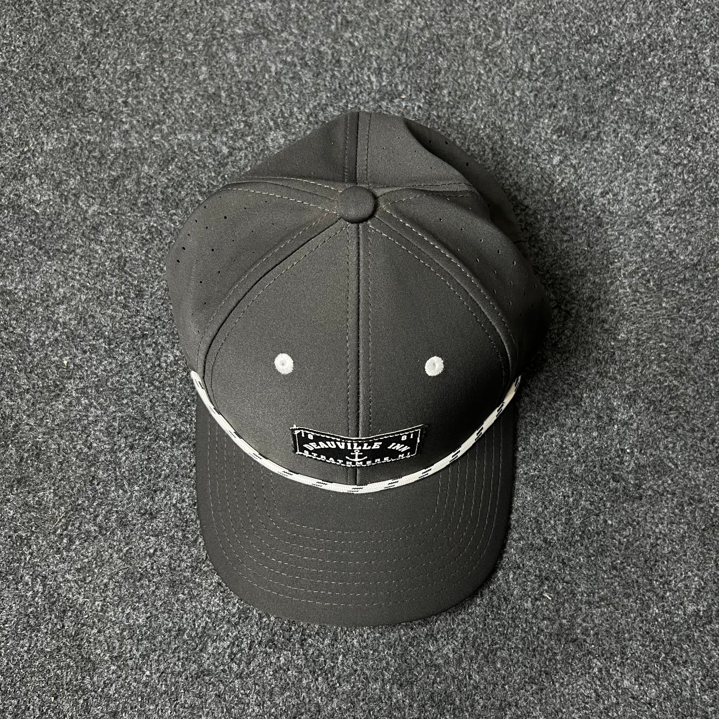 American Sail Black Rope Cap