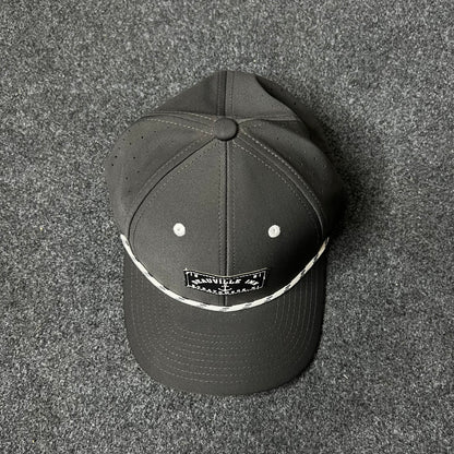 American Sail Black Rope Cap