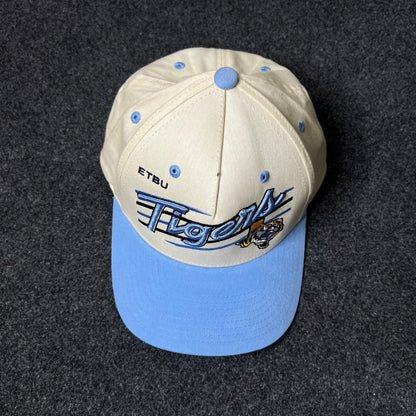ETBU Tigers Cream & Blue Cap