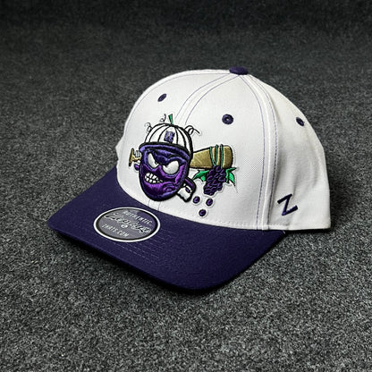 Purple Grapes Baseball Mascot Cap