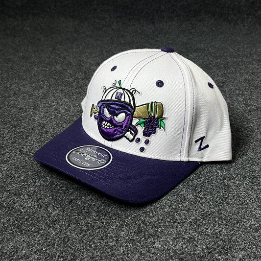 Purple Grapes Baseball Mascot Cap