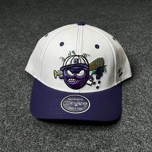 Purple Grapes Baseball Mascot Cap